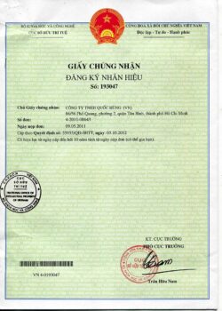 Chứng Nhận Độc Quyền Nhãn Hiệu Salmon