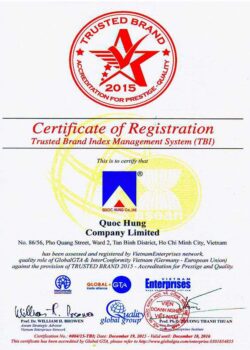 Thương Hiệu Uy Tín Và Chỉ Số Tín Nhiệm Trusted Brand 2015