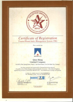 Thương Hiệu Uy Tín Và Chỉ Số Tín Nhiệm Trusted Brand 2012