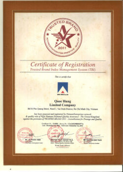 Thương Hiệu Uy Tín Và Chỉ Số Tín Nhiệm Trusted Brand 2011