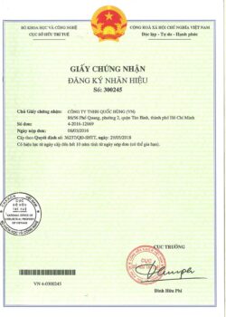 Chứng Nhận Nhãn Hiệu Salmon