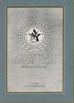 Chứng Nhận Platinum Trusted Brand 2013